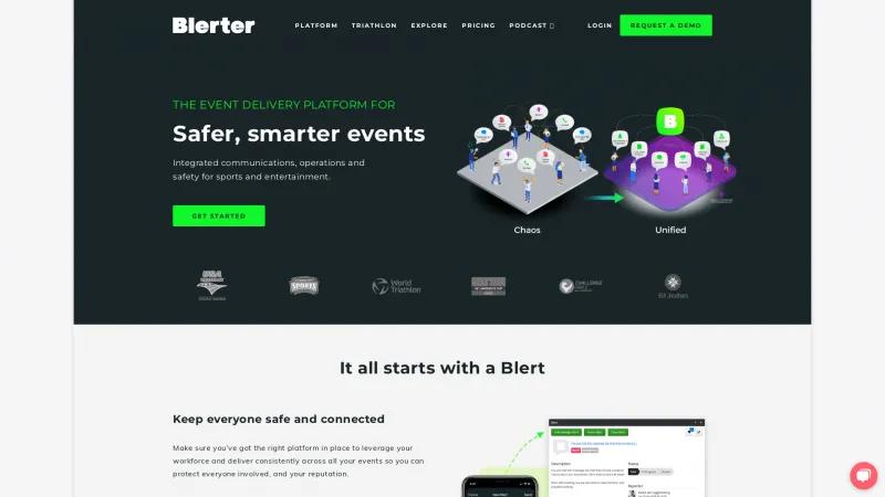 Homepage of Blerter