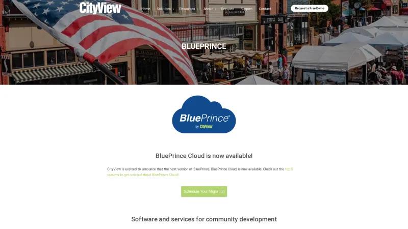 Homepage of BluePrince