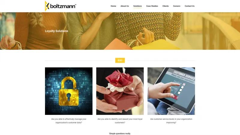 Homepage of Boltzmann CLP