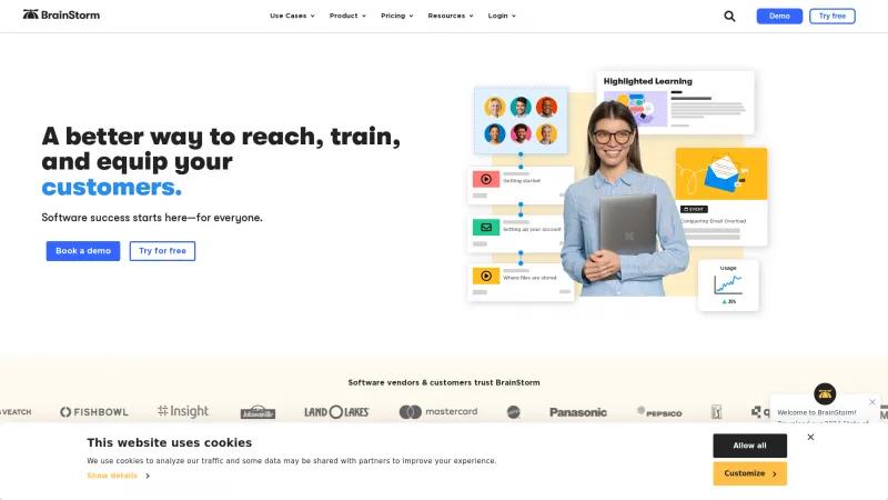 Homepage of BrainStorm QuickHelp