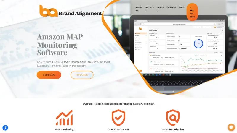 Homepage of Brand Alignment