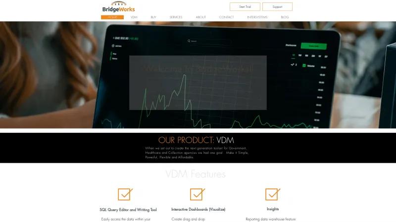 Homepage of BridgeWorks VDM