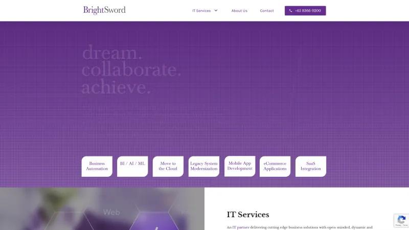 Homepage of BrightSkool