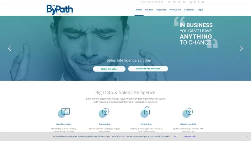 Homepage of ByPath