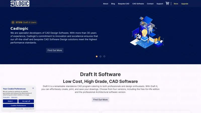 Homepage of Draft it