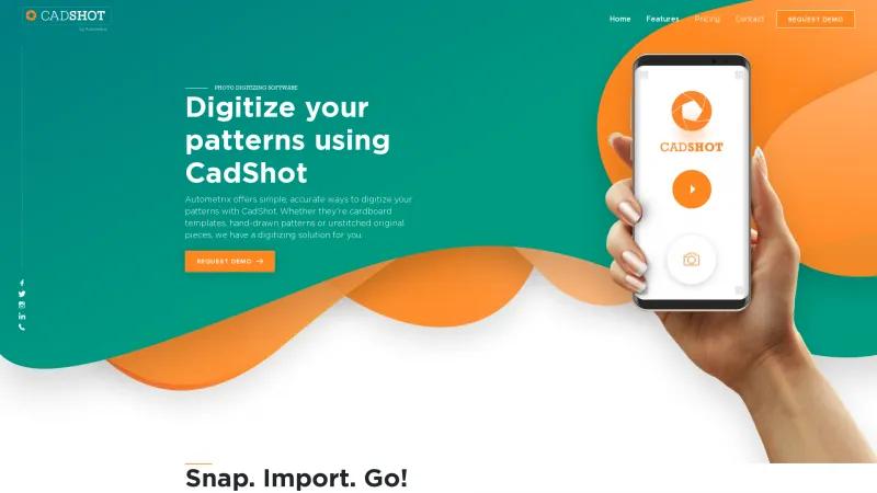 Homepage of CadShot