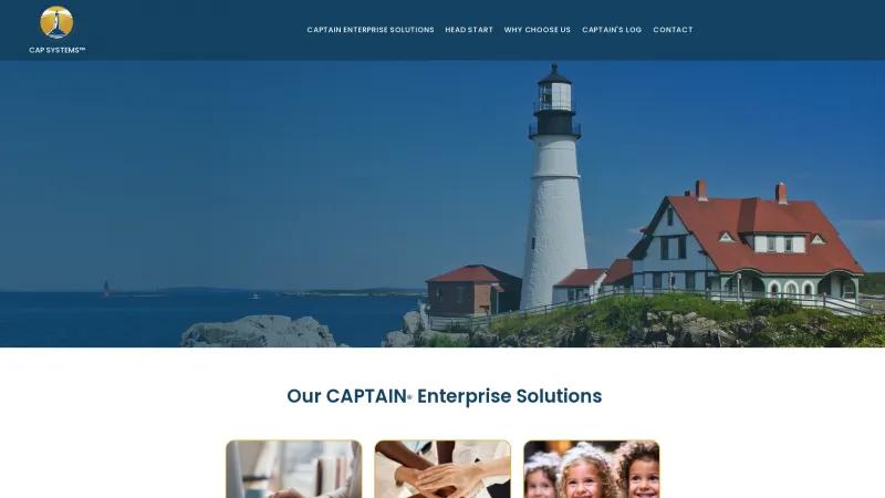 Homepage of CAPTAIN