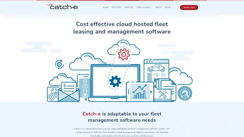 Homepage of Catch-e