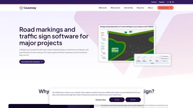 Homepage of Causeway Professional Design Suite