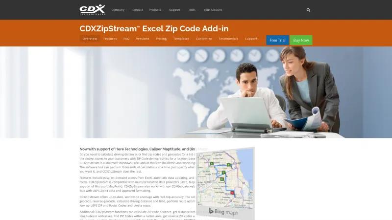 Homepage of CDXZipStream