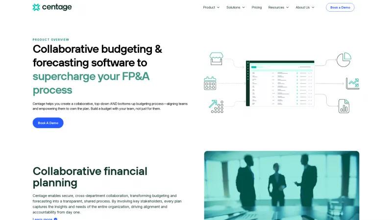 Homepage of Planning Maestro