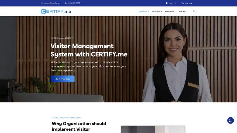 Homepage of CERTIFY Lobby