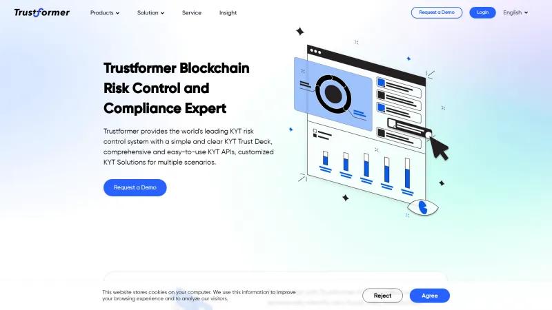 Homepage of ChainEyes