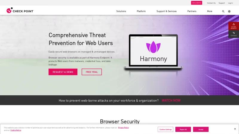 Homepage of Harmony Browse