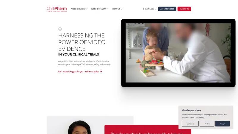 Homepage of ChilliPharm