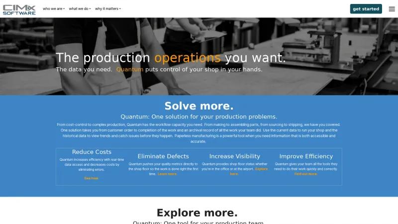 Homepage of Quantum