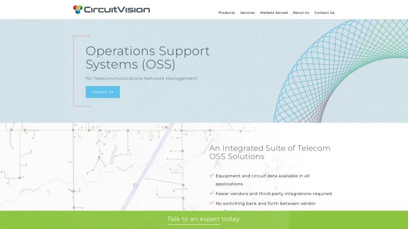 Homepage of Circuit Vision