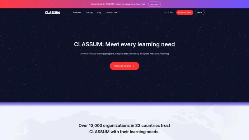 Homepage of CLASSUM