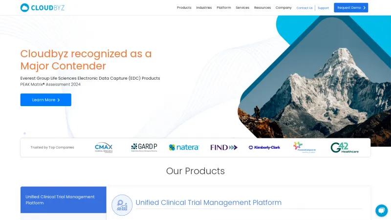 Homepage of ClinicalWave.ai