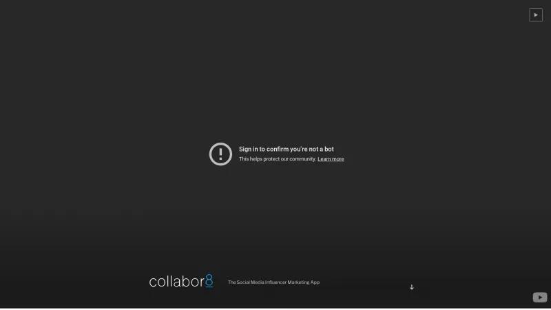 Homepage of Collabor8