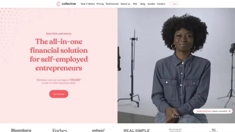 Maximize Your Savings: Financial Solutions for Self-Employed Entrepreneurs at Collective Hub Inc. Homepage of Collective