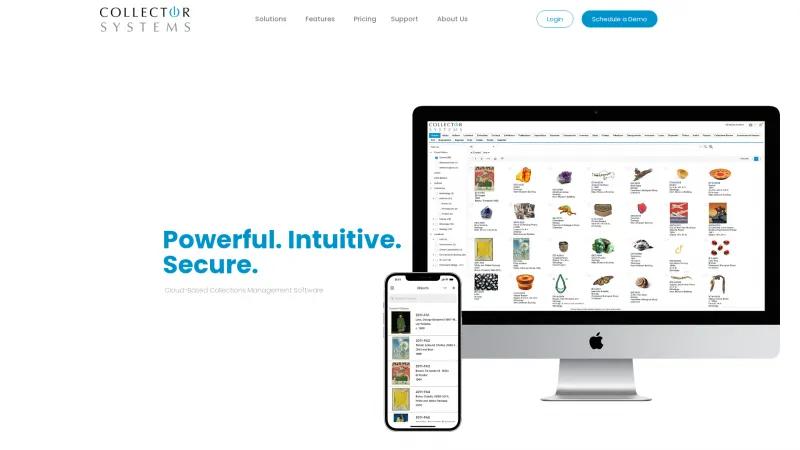 Homepage of Collector Systems