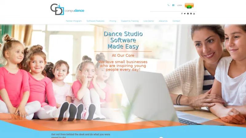 Homepage of CompuDance