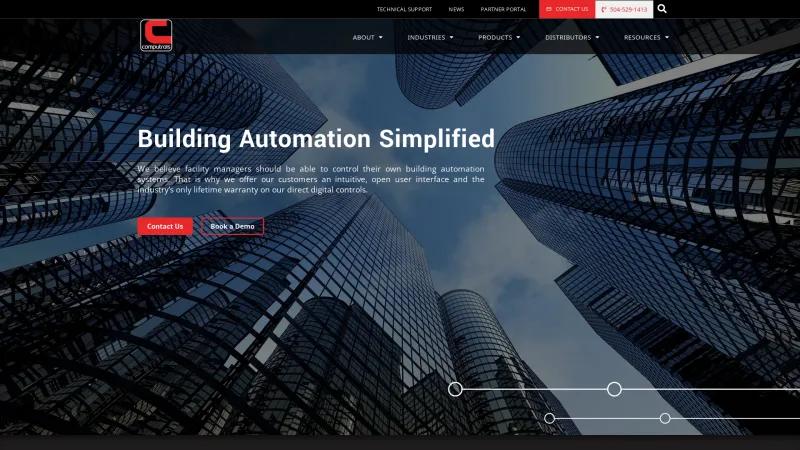 Homepage of Computrols Building Automation Software (CBAS)