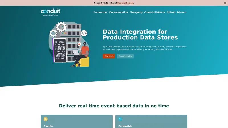 Homepage of Conduit