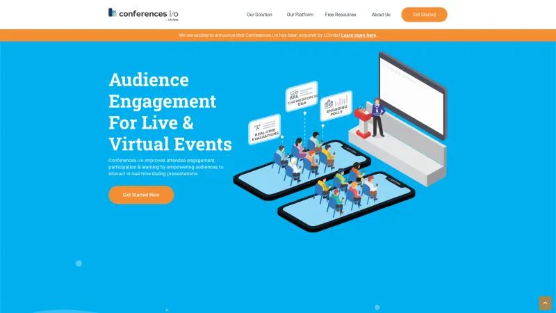 Homepage of Conferences i/o