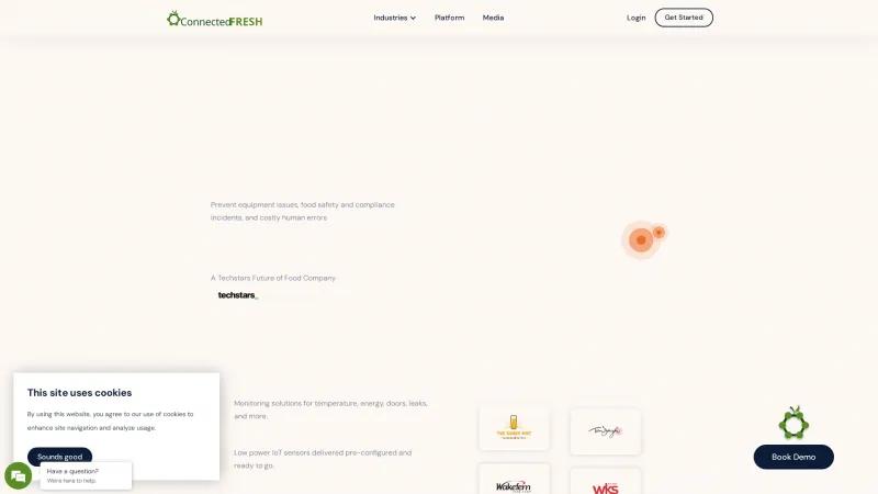 Homepage of ConnectedFresh