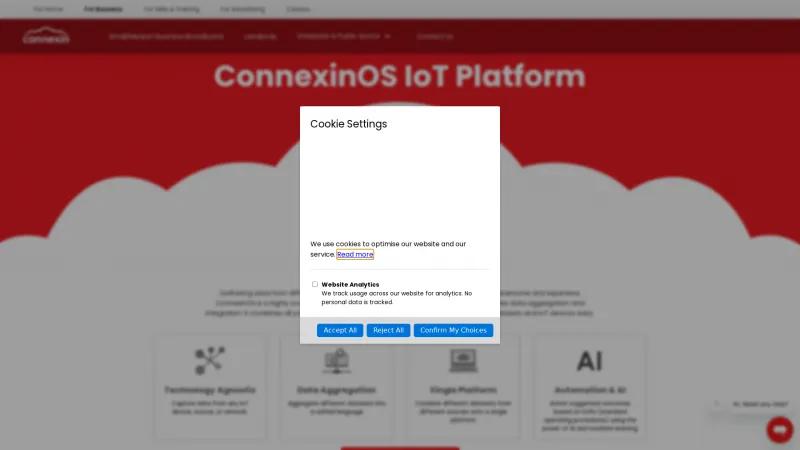 Homepage of ConnexinOS