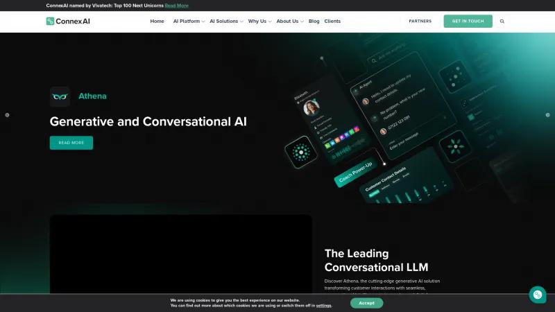 Homepage of Connex One