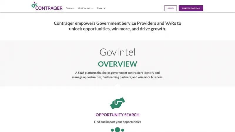 Homepage of Contraqer