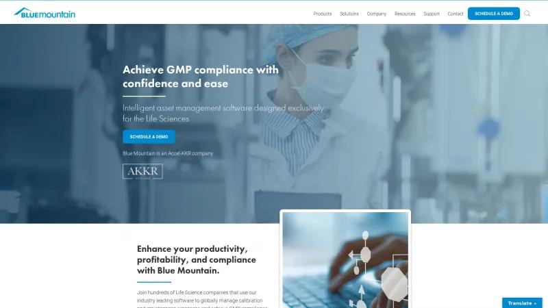 Homepage of Blue Mountain RAM