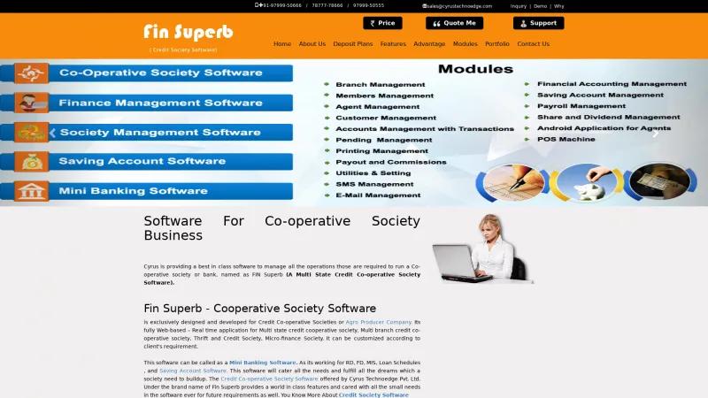 Homepage of Fin Superb