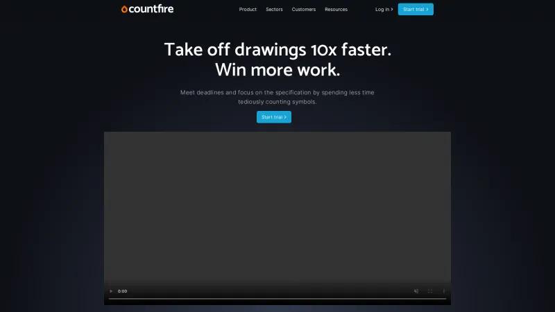 Homepage of Countfire