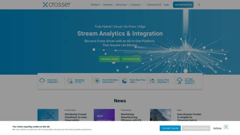 Homepage of Crosser