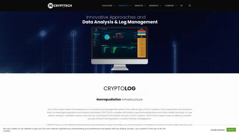 Homepage of CRYPTOLOG