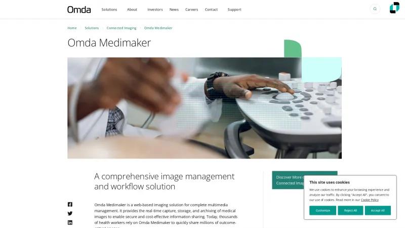 Homepage of CSAM Medimaker