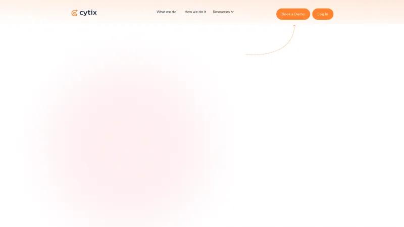 Homepage of Cytix