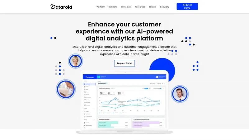 Homepage of Dataroid