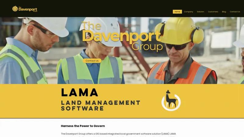 Homepage of LAMA