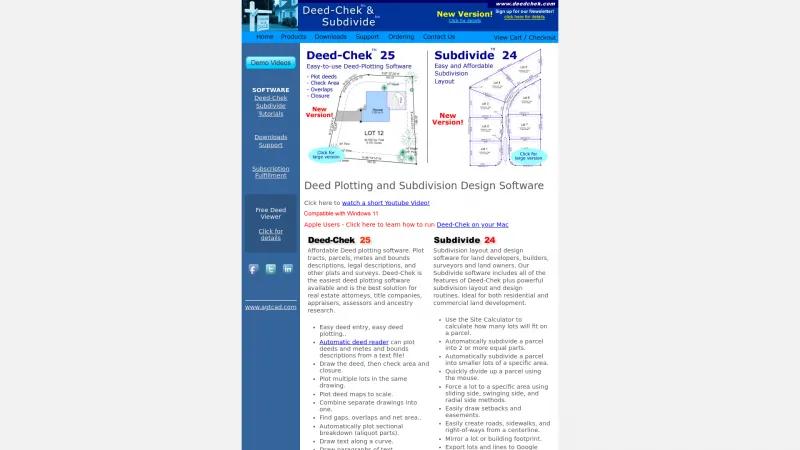 Homepage of Subdivide 21