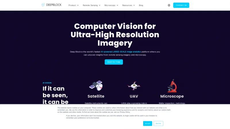 Homepage of Deep Block