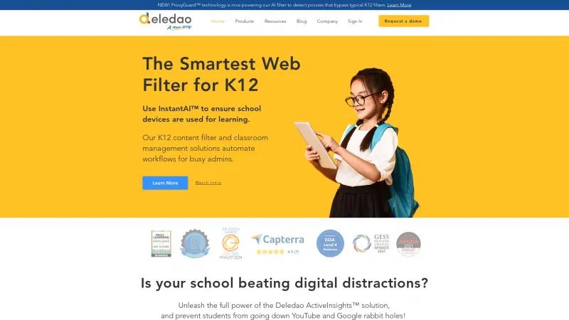 Homepage of Deledao