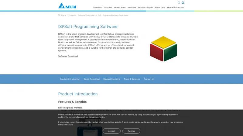 Homepage of ISPSoft