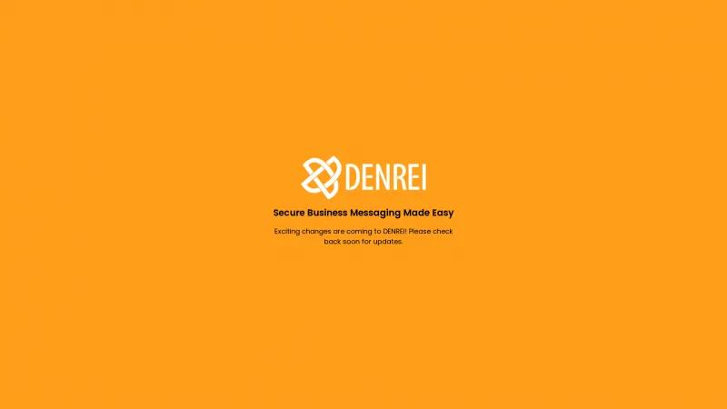 Homepage of DENREI