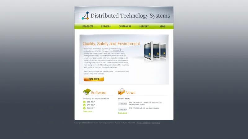 Leading Software Solutions for Risk Management, OH&S, Quality, and Environmental Management | DTS Homepage of QSE Integrated Management