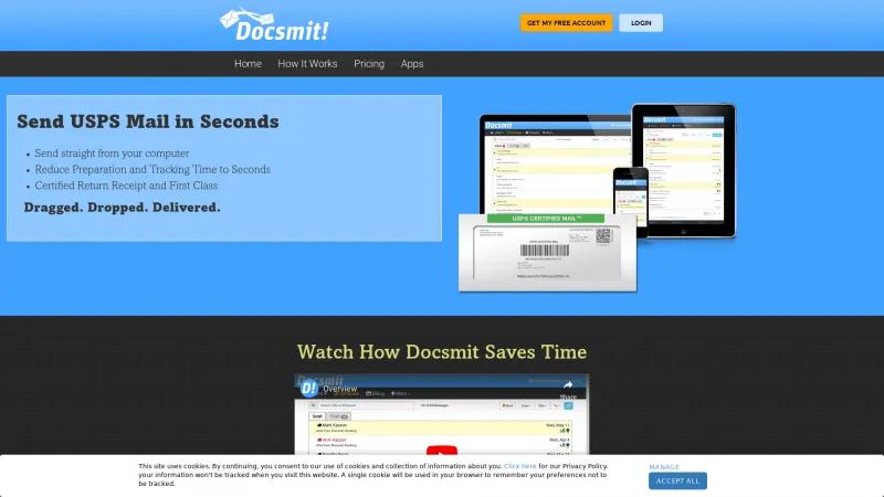 Homepage of Docsmit